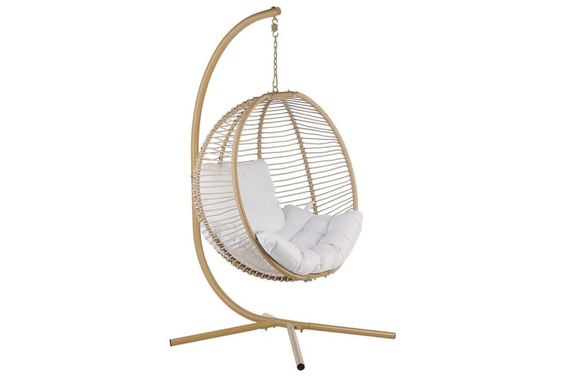 Hengestol Arco, Beige, hvit