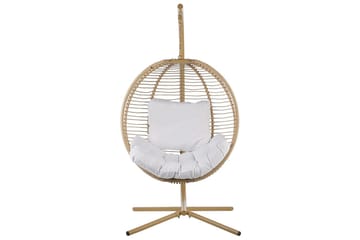 Hengestol Arco - Beige, hvit - Hagemøbler & utemiljø - Stoler & Lenestoler - Hengestoler