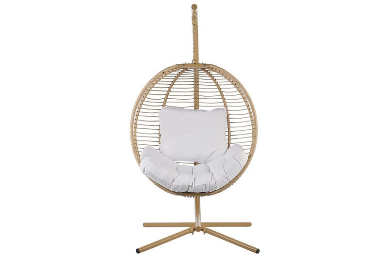 Hengestol Arco - Beige, hvit - Hagemøbler & utemiljø - Stoler & Lenestoler - Hengestoler