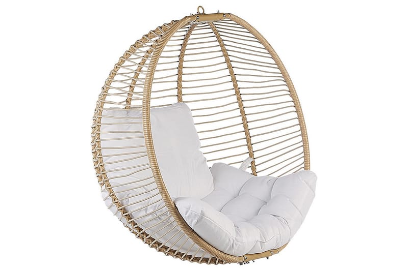 Hengestol Arco - Beige, hvit - Hagemøbler & utemiljø - Stoler & Lenestoler - Hengestoler