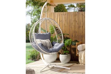 Hengestol Arco - Hvit, Grå - Hagemøbler & utemiljø - Stoler & Lenestoler - Hengestoler