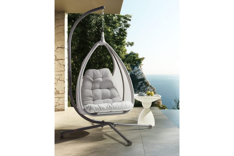 Hengestol Avegno - Lys grå - Hagemøbler & utemiljø - Stoler & Lenestoler - Hengestoler