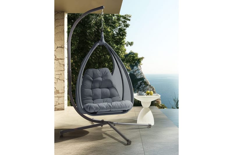 Hengestol Avegno - Mørk grå - Hagemøbler & utemiljø - Stoler & Lenestoler - Hengestoler