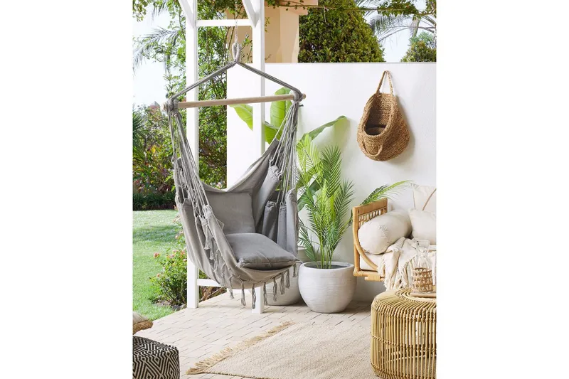 Hengestol Bonea - Lys grå - Hagemøbler & utemiljø - Stoler & Lenestoler - Hengestoler