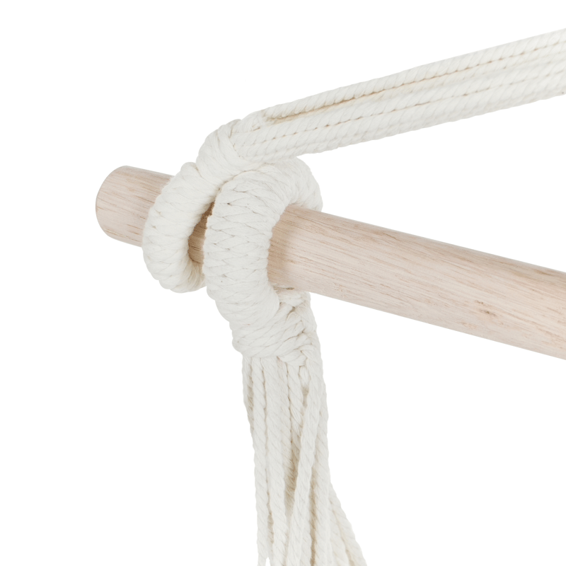 Hengestol utendørs Varena Bomull - Beige/Blå - Hagemøbler & utemiljø - Stoler & Lenestoler - Hengestoler