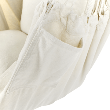 Hengestol utendørs Varena Bomull - Beige/Blå - Hagemøbler & utemiljø - Stoler & Lenestoler - Hengestoler