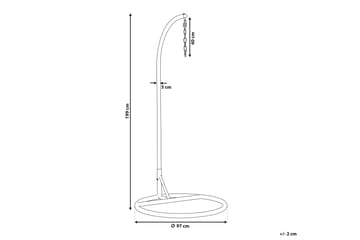 Caponetto Stativ til Hengestol - Svart - Hagemøbler & utemiljø - Stoler & Lenestoler - Hengestoler