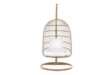 Hengestol med Stativ tau beige ALL - Tre / Natur - Hagemøbler & utemiljø - Stoler & Lenestoler - Hengestoler