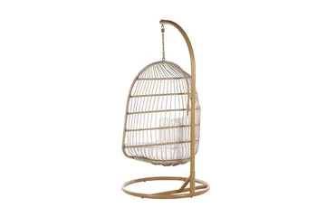 Hengestol med Stativ tau beige ALL - Tre / Natur - Hagemøbler & utemiljø - Stoler & Lenestoler - Hengestoler