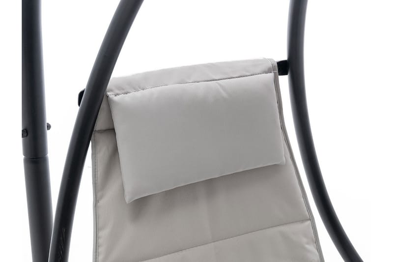 Hengestol Utendørs – Hengestol – Hengestol med stativ og tak for balkong og uteplass - Svart|Grå - Hagemøbler & utemiljø - Stoler & Lenestoler - Hengestoler