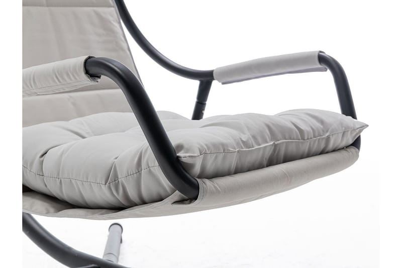 Hengestol Utendørs – Hengestol – Hengestol med stativ og tak for balkong og uteplass - Svart|Grå - Hagemøbler & utemiljø - Stoler & Lenestoler - Hengestoler