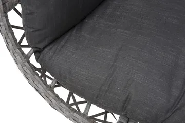 Hillerstorp Droppen hengestol utendørs 120x125 cm - Svart/hvit - Hagemøbler & utemiljø - Stoler & Lenestoler - Hengestoler