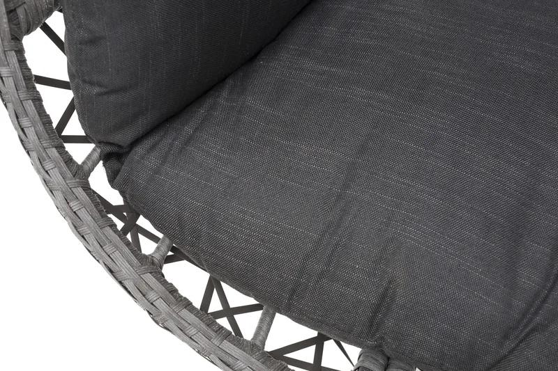 Hillerstorp Droppen hengestol utendørs 120x125 cm - Svart/hvit - Hagemøbler & utemiljø - Stoler & Lenestoler - Hengestoler