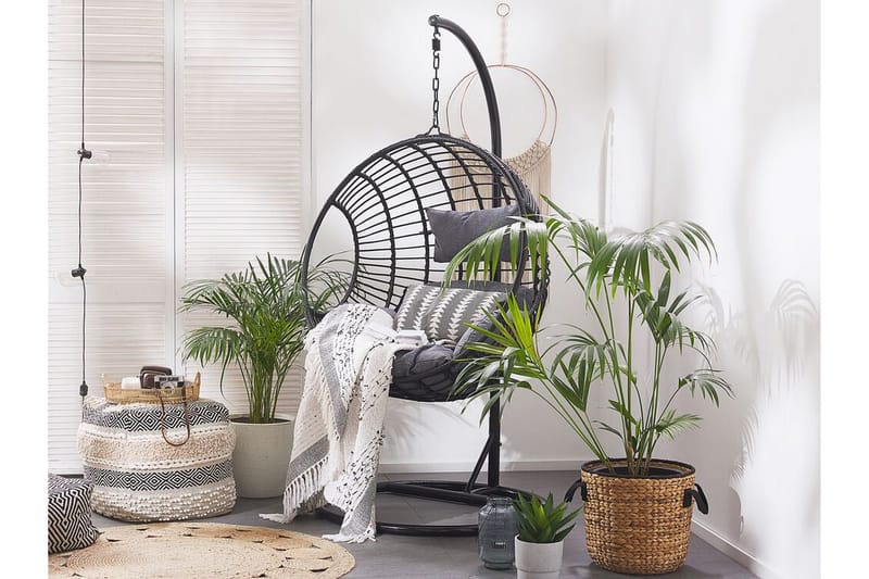 Hyvena Hengestol med Stativ - Svart - Hagemøbler & utemiljø - Stoler & Lenestoler - Hengestoler