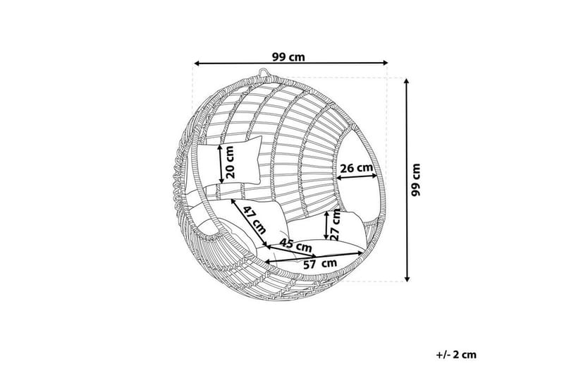 Hyvena Hengestol - Svart - Hagemøbler & utemiljø - Stoler & Lenestoler - Hengestoler