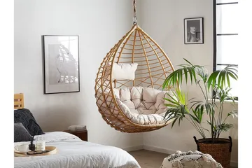 Kartberg Hengestol - Beige - Hagemøbler & utemiljø - Stoler & Lenestoler - Hengestoler