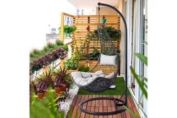 Kintore Hengekøye 95 cm - Grå - Hagemøbler & utemiljø - Stoler & Lenestoler - Hengestoler