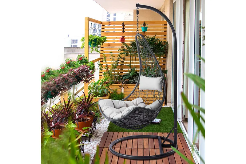 Kintore Hengekøye 95 cm - Grå - Hagemøbler & utemiljø - Stoler & Lenestoler - Hengestoler