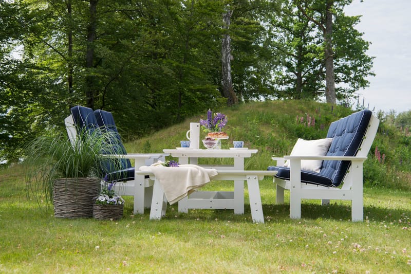 Hillerstorp Herrgård lenestol - Hvit - Hagemøbler & utemiljø - Stoler & Lenestoler - Utelenestoler