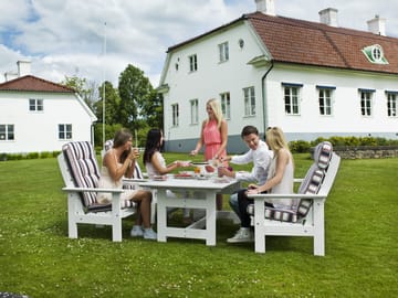 Hillerstorp Herrgård lenestol - Hvit - Hagemøbler & utemiljø - Stoler & Lenestoler - Utelenestoler