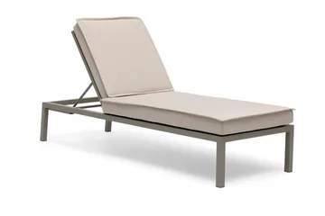 Hillerstorp Jet Set solseng - Beige - Hagemøbler & utemiljø - Stoler & Lenestoler - Solsenger & solvogner