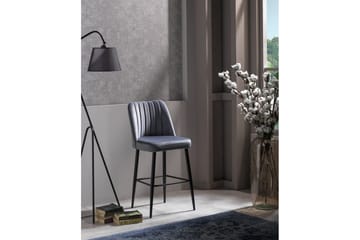 Huddy Barstol Utomhus 99 cm - Grå/Sort - Hagemøbler & utemiljø - Stoler & Lenestoler - Barstoler utendørs