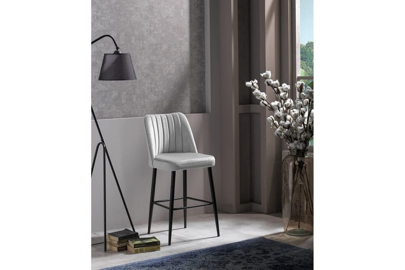 Huddy Barstol Utomhus 99 cm - Krem/Sort - Møbler - Stoler - Barstol