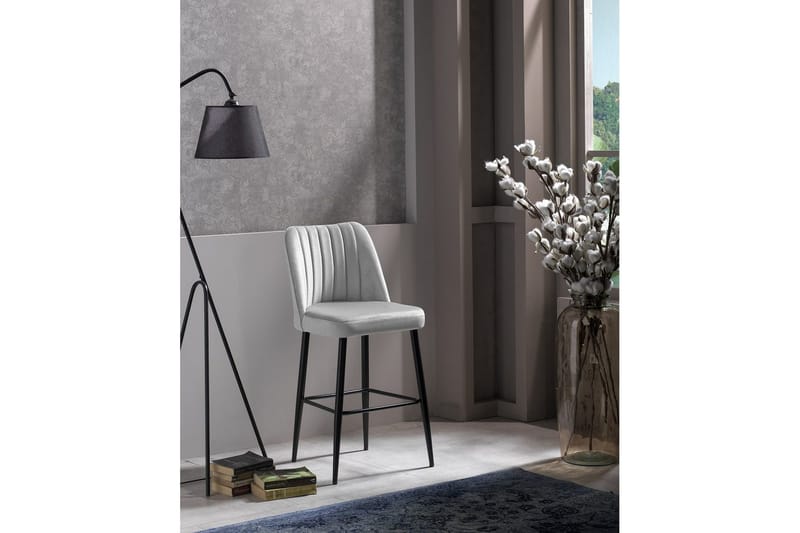 Huddy Barstol Utomhus 99 cm - Krem/Sort - Hagemøbler & utemiljø - Stoler & Lenestoler - Barstoler utendørs