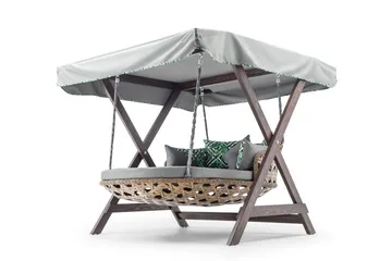 Hux Hengestol 188x140 cm - Grå - Hagemøbler & utemiljø - Stoler & Lenestoler - Hengestoler