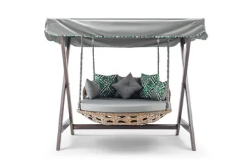 Hux Hengestol 188x140 cm - Grå - Hagemøbler & utemiljø - Stoler & Lenestoler - Hengestoler