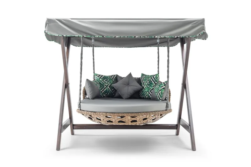 Hux Hengestol 188x140 cm - Grå - Hagemøbler & utemiljø - Stoler & Lenestoler - Hengestoler