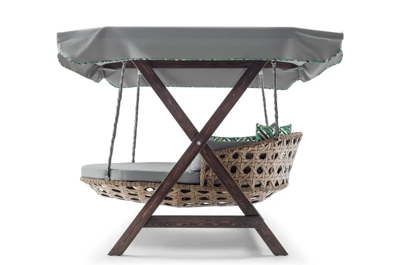 Hux Hengestol 188x140 cm - Grå - Hagemøbler & utemiljø - Stoler & Lenestoler - Hengestoler