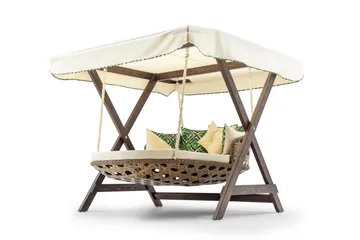 Hux Hengestol 188x140 cm - Krem - Hagemøbler & utemiljø - Stoler & Lenestoler - Hengestoler