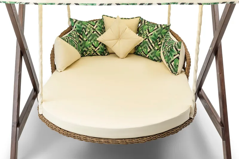 Hux Hengestol 188x140 cm - Krem - Hagemøbler & utemiljø - Stoler & Lenestoler - Hengestoler