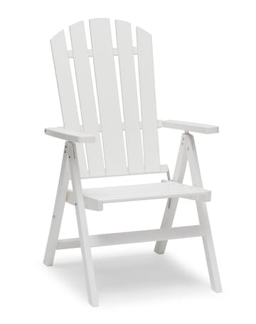 Justerbar lenestol Hillerstorp Läckö - Hvit - Hagemøbler & utemiljø - Stoler & Lenestoler - Posisjonsstoler