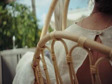 Kurbstol Hillerstorp Alva - Natur - Hagemøbler & utemiljø - Stoler & Lenestoler - Hengestoler