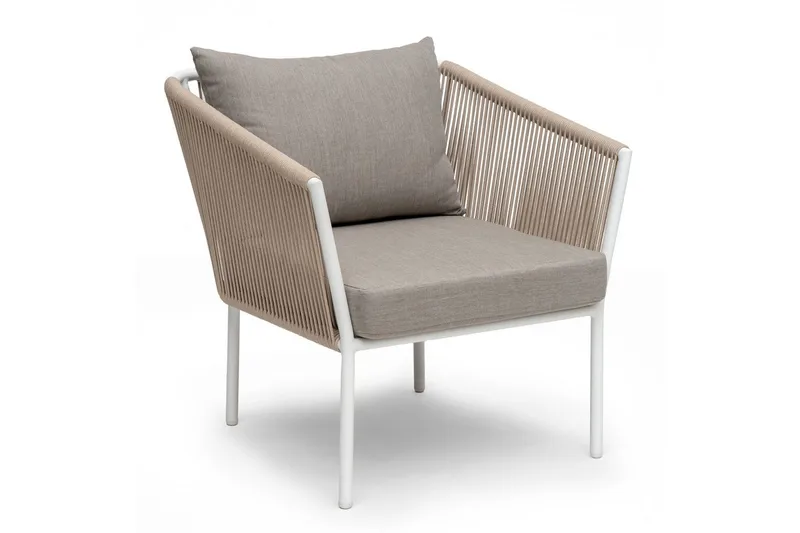 Lenestol Hillerstorp Lersund Hvit/Beige, Hvit/Beige