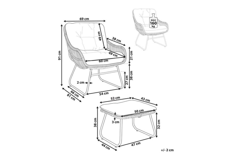 Lenestol Mestre - Hagemøbler & utemiljø - Stoler & Lenestoler - Utelenestoler