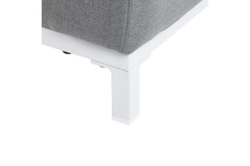 Lenestol sett på 2 Rovigo - Grå, hvit - Hagemøbler & utemiljø - Stoler & Lenestoler - Utelenestoler