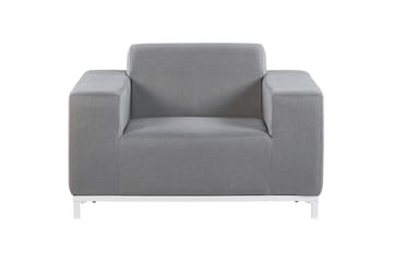 Lenestol sett på 2 Rovigo - Grå, hvit - Hagemøbler & utemiljø - Stoler & Lenestoler - Utelenestoler