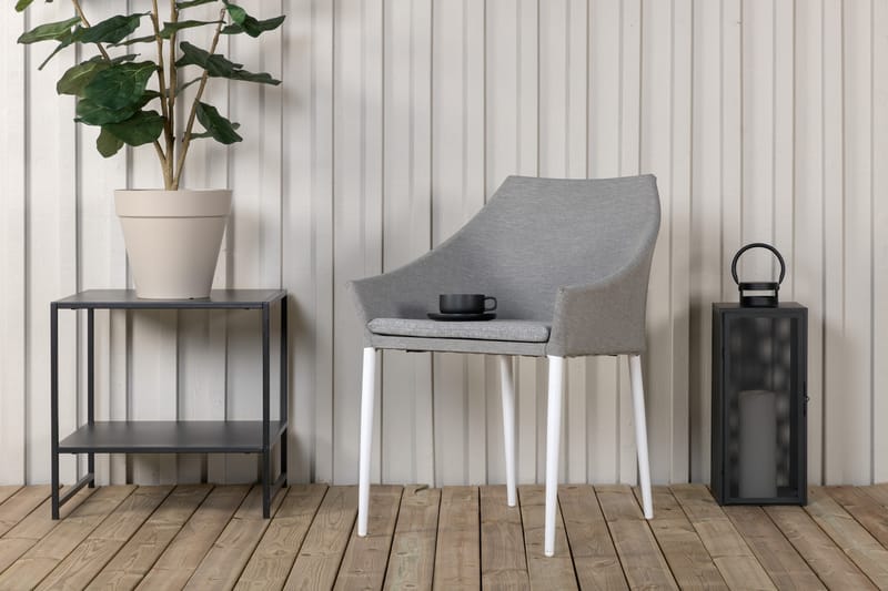 Lenestol Spoga Hvit/Lysegrå - Venture Home - Loungestol utendørs - Utelenestoler