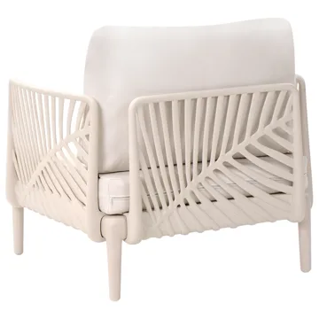 Lenestol utendørs Saturnia - Beige - Hagemøbler & utemiljø - Stoler & Lenestoler - Utelenestoler