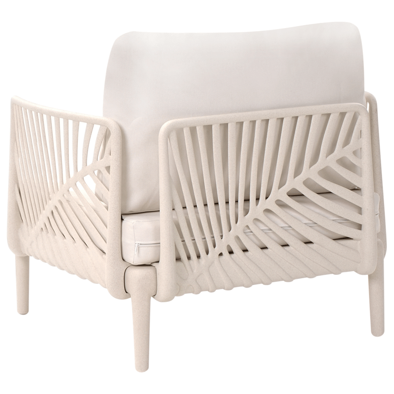 Lenestol utendørs Saturnia - Beige - Hagemøbler & utemiljø - Stoler & Lenestoler - Utelenestoler