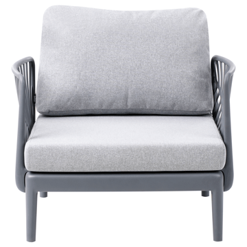 Lenestol utendørs Saturnia - Grå - Hagemøbler & utemiljø - Stoler & Lenestoler - Utelenestoler