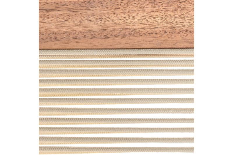 Lenestol Prossedi Beige/lyst tre - Beige/lyst tre - Hagemøbler & utemiljø - Stoler & Lenestoler - Solsenger & solvogner