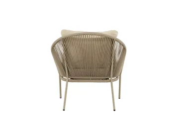 Lindos Utestol - Beige - Hagemøbler & utemiljø - Stoler & Lenestoler - Utelenestoler