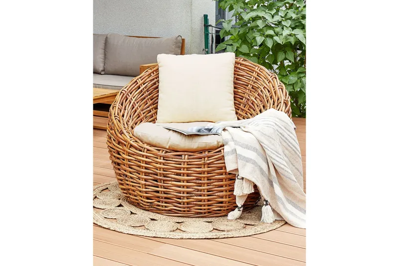 Lloyder Utelenestol - Naturlig Beige - Hagemøbler & utemiljø - Stoler & Lenestoler - Utelenestoler