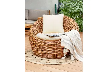 Lloyder Utelenestol - Naturlig Beige - Hagemøbler & utemiljø - Stoler & Lenestoler - Utelenestoler