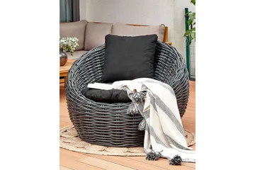 Lloyder Utelenestol - Svart - Hagemøbler & utemiljø - Stoler & Lenestoler - Utelenestoler