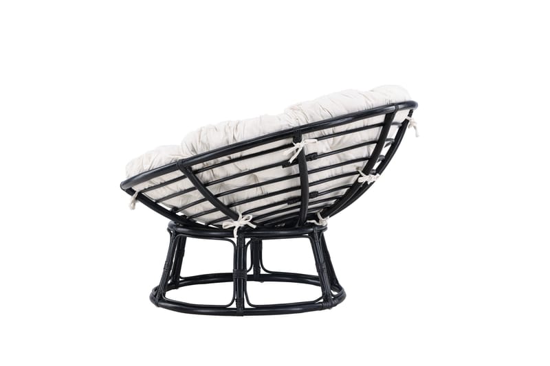 Loungestol Bonnie Svart/Hvit - Hagemøbler & utemiljø - Stoler & Lenestoler - Utelenestoler